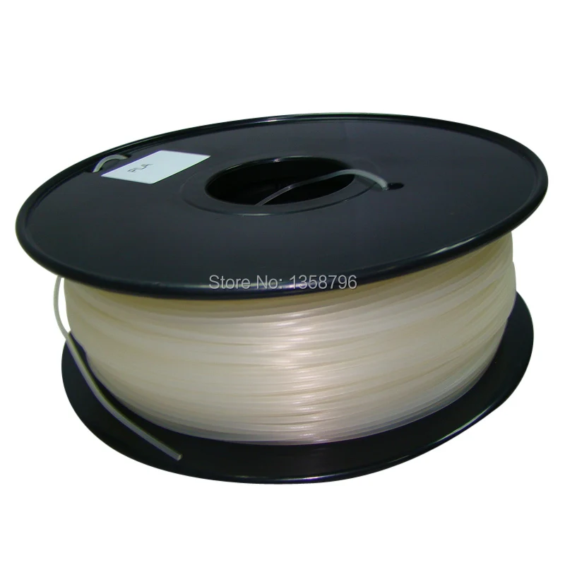 

natural color 3d printer filament PLA/ABS 1.75mm/3mm 1kg/2.2lb Plastics Consumables Suitable for MakerBot/RepRap/Cubify/UP