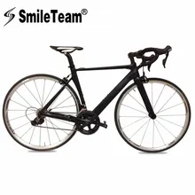 SmileTeam велосипеды 700c углеродного волокна дороги велосипед Манетки 105 22 скорость полный углеродного Дорожный велосипед колесных пар с алюминиевого сплава 