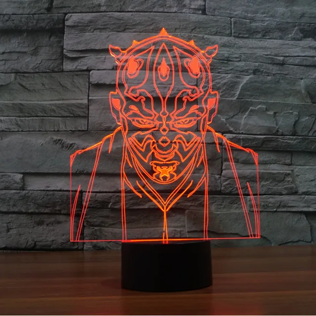 3D Star Wars Jedi Order Led verlichting USB lading 7 Kleuren ... 3D Star Wars Jedi Order Led verlichting USB lading 7 Kleuren ...
