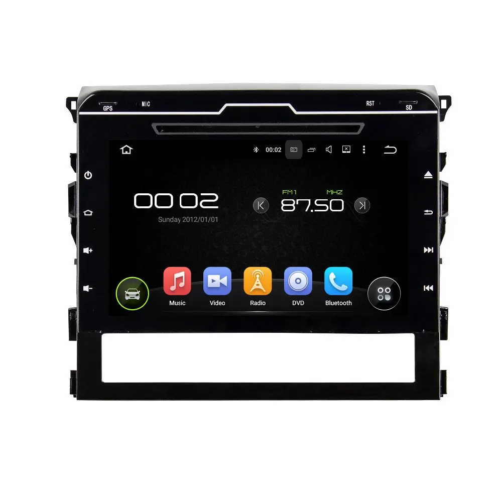 Navirider 2GB ram Android 8.0.0 HD CAR DVD player for TOYOTA Land