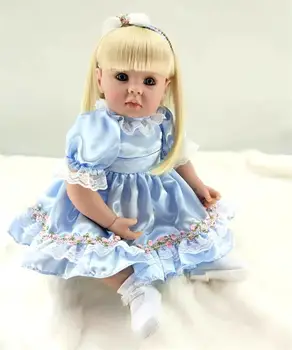 

50cm lifelike bebe reborn doll soft silicone baby dolls playing toys for kids Christmas Gift hot toys bebe bonecas Bedtime play