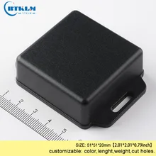 Пластиковый корпус 51*51*20 мм Инжектированная распределительная коробка IP54 ABS настенная Монтажная проектная коробка для электронный прибор коробка черный diy коробка