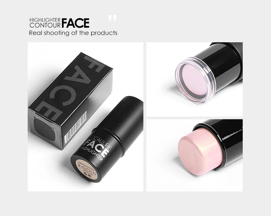 FOCALLURE бронзатор Iluminador хайлайтер ручка легко носить кремовый водонепроницаемый макияж лица