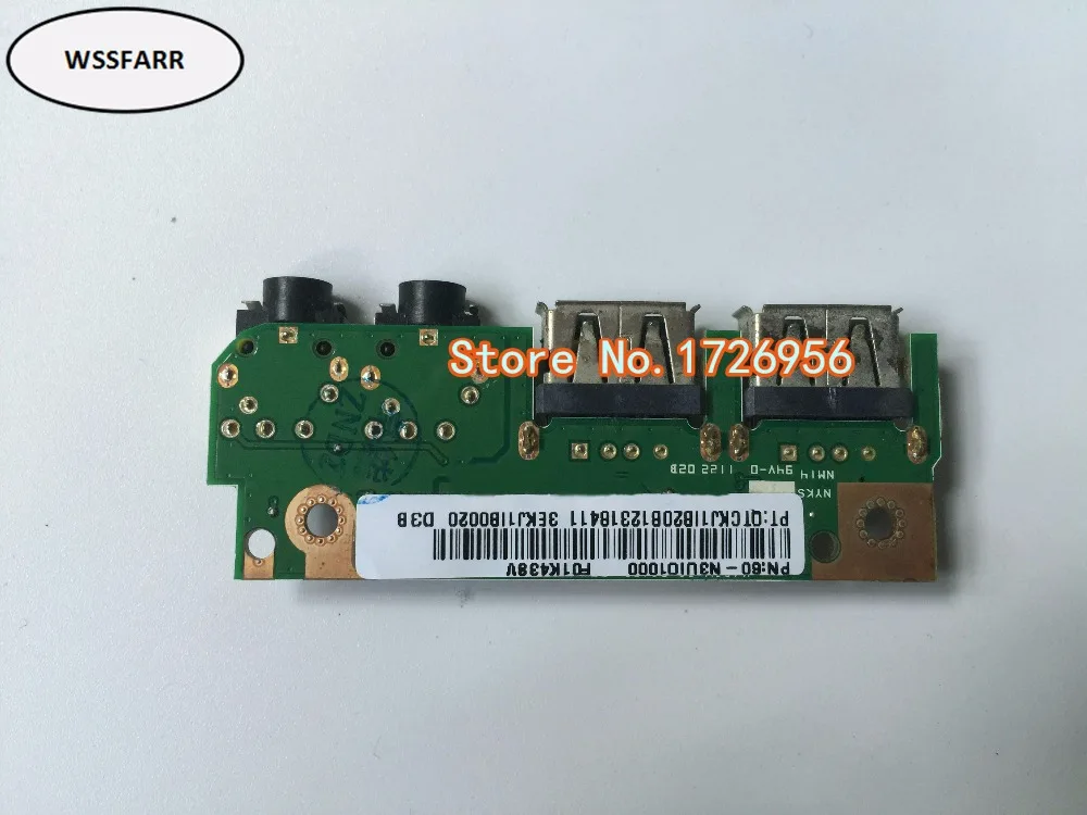 Для A43E A43S K43S X43S аудио Плата USB K43SD IO доска тесты хорошее