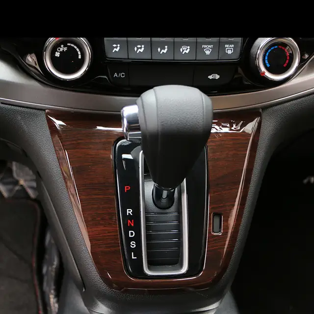 Us 20 89 6 Off For Honda Crv 2012 2017 Mahogany Style Interior Gear Panel Gear Box Decorative Strips Peach Wood Style In Automotive Interior