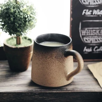 

Retro coffee cup Handmade Ceramic Mug Cup Cup Japanese creative office