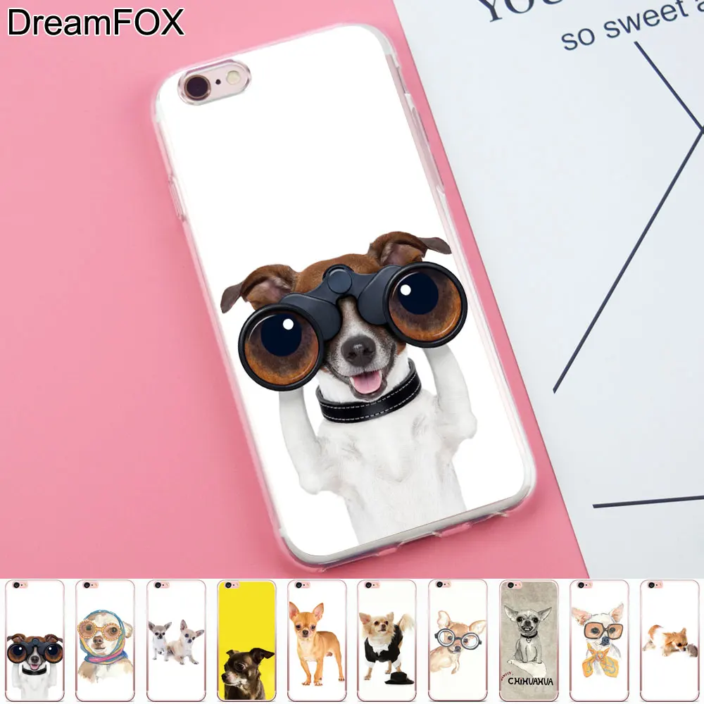 DREAMFOX K056 Danger Чихуахуа Мягкий ТПУ силиконовый чехол для Apple iPhone 11 Pro X XR XS Max 8 7 6 6S Plus 5 5S