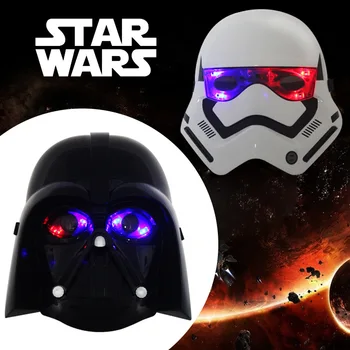 

Black White Star Wars Darth Vader Full Face Mask Deluxe Halloween Superhero Theme Party Cosplay Mask Masquerade Costume Supply