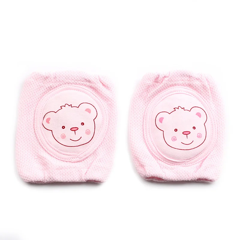 Bear Mesh Kids Leg Warmers Knee Protection Boys Girls Leg Warmers Combed Cotton Baby Crawling Anti Skid Knee Protective Cover (7)