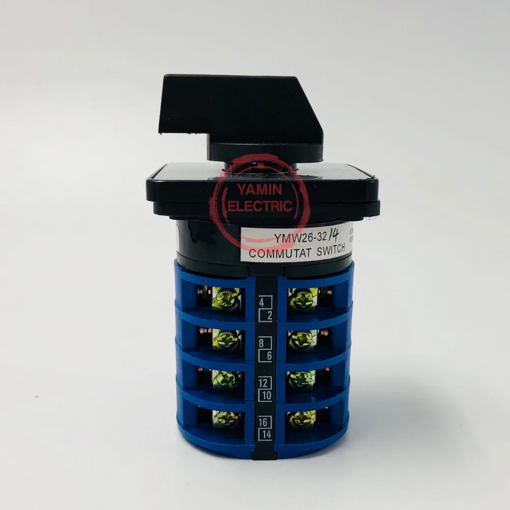 690V 32A 4P 16T Screw Selector Universal Changeover Cam Main Switch LW26 YMW26-32/4 Rotary Switch image 2