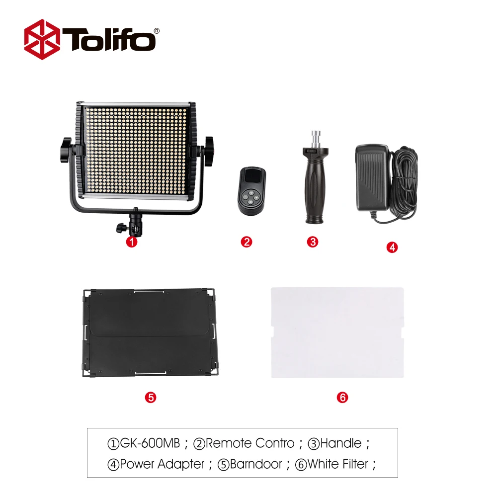 Tolifo GK 600MB двухцветная светодиодный 2 4G беспроводной пульт дистанционного