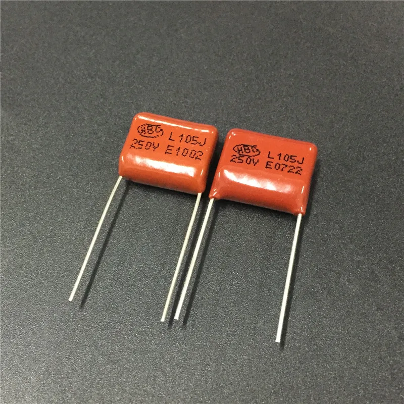 10pcs CBB 105 250V 105J CL21 1 미크로포맷 P15 메탈 폴리 프로필렌 필름 커패시터|metallized ...