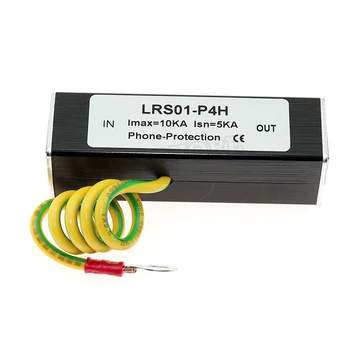 

lightning protector telephone line arrester RJ11 voice signal facsimile line broadband 10KA for MODEM (ISDN, ADSL) fax machine,