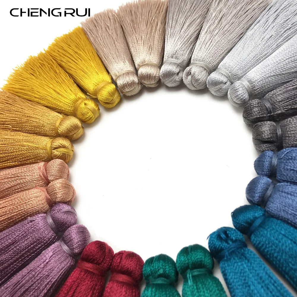 CHENGRUI L153 4 5 см кисточки шелковые занавески с кисточками ремесло шелк бахромой