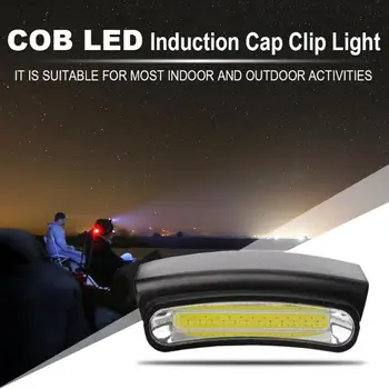 

LED Induction Cap Clip Light Flashlight Waterproof Fishing Headlights 3 modes Headlamp Outdoor fishing Hunting light
