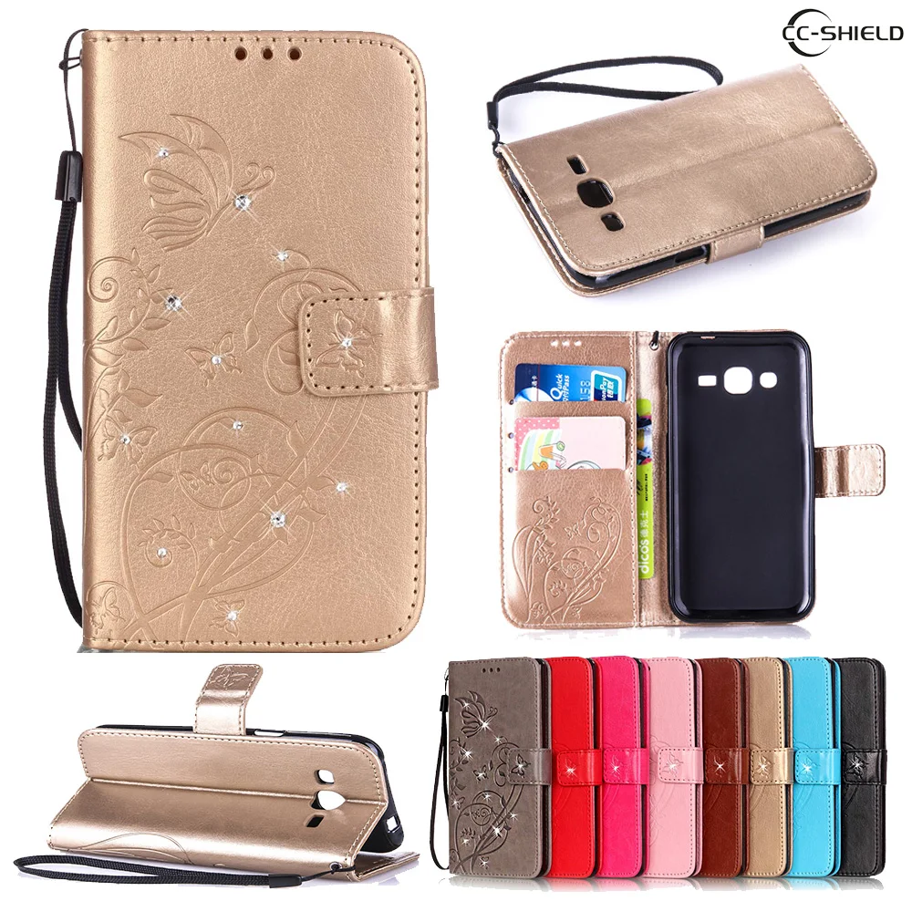 Флип-кейс для Samsung Galaxy J2 J 2 2015 J200 J200H J200M J200Y SM-J200H SM-J200M SM-J200Y кожаный чехол телефона со