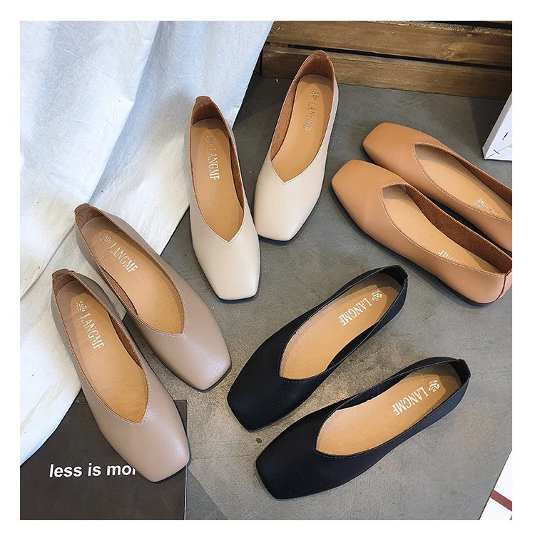 soft leather pointed toe flats