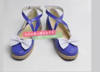 

New Vocaloid SNOW MIKU Cosplay Boots Anime women Shoes Custom Made