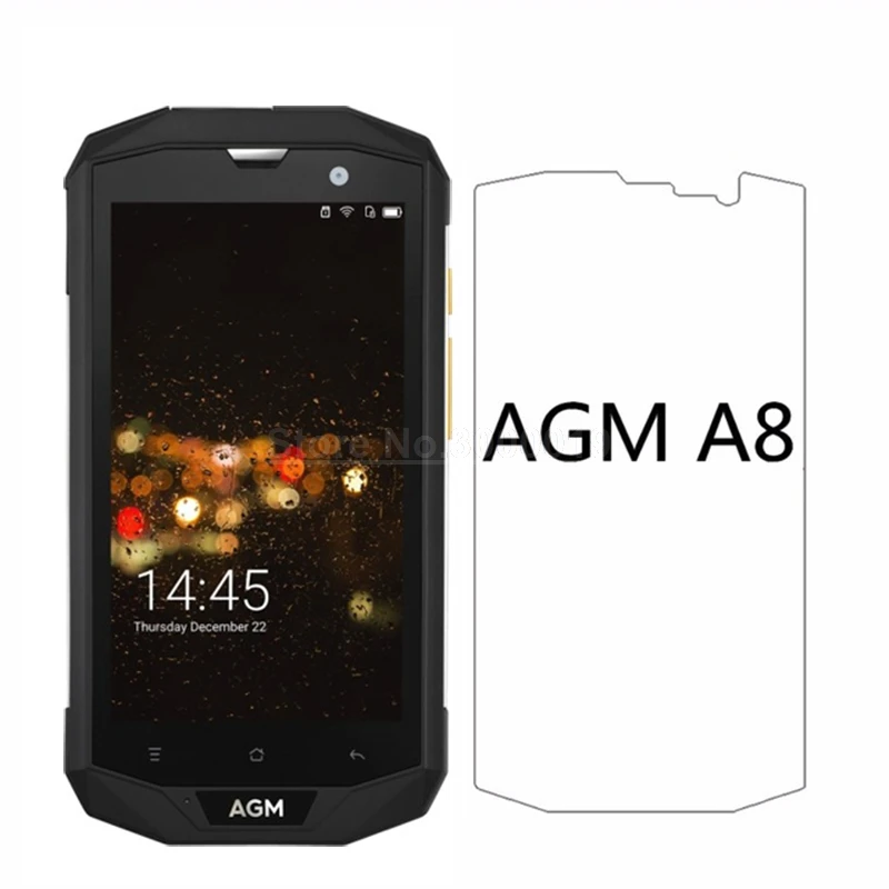 

For AGM A8 Tempered Glass 9H Front Explosion-proof Screen Protector Protective Film On AGM A8 SE A 8 5.0 inch Smartphone