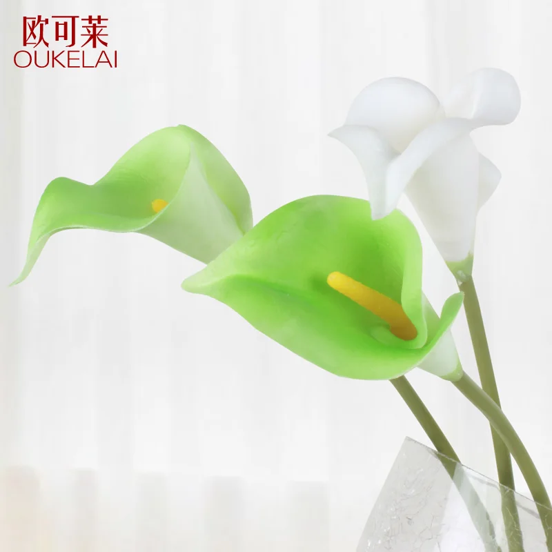 

PU feel the Calla Calla flower beam living room decoration flower garden floral bouquet of landing
