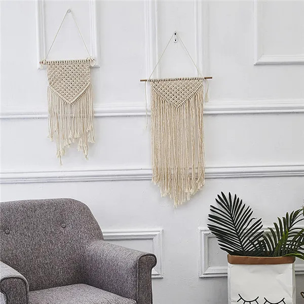 Макраме настенный Большой Настенный декор Boho домашний декоративный гобелен