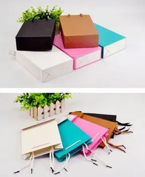 

Medium size Wedding favor custom white paper gift bag,garment shopping paper bag for gift,Kraft Paper bag with handles