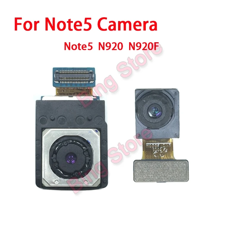 

Original tested Big Rear Back camera & small front Facing Camera Flex Cable Module for Samsung Galaxy Note 5 N920 N920F