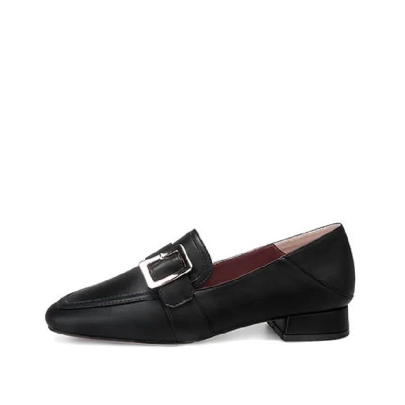 

2019 new women's shoes a pedal lazy shoes after step-on single shoes female head Lok Fu shoes shallow shoes