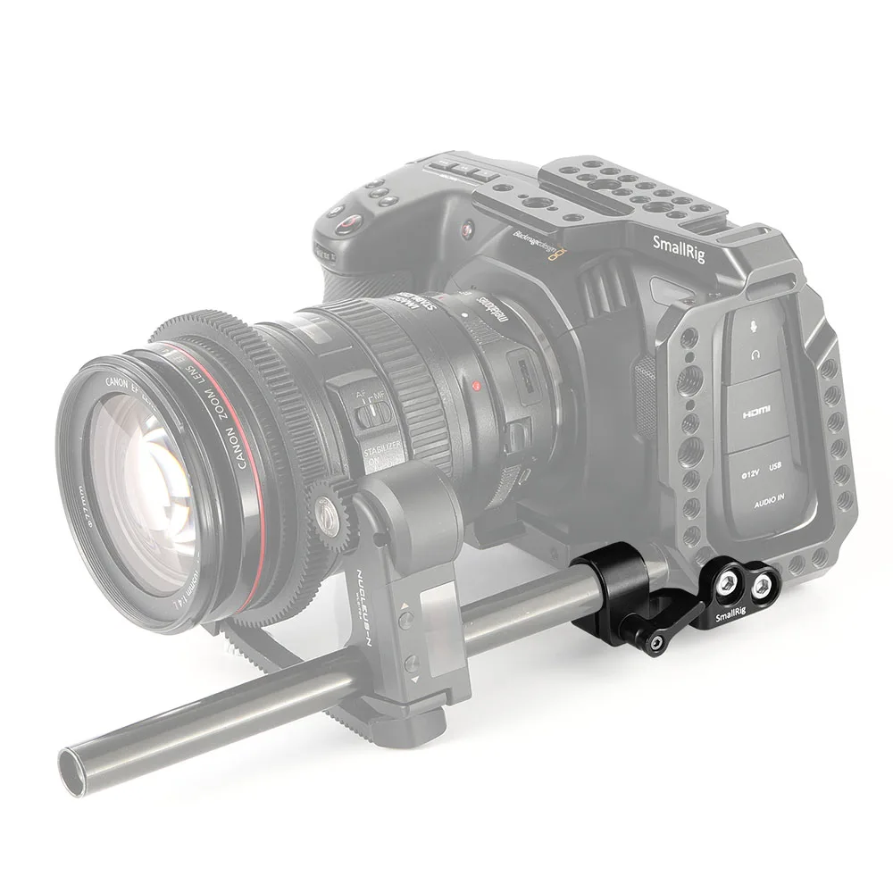 SmallRig 15 мм одиночный штанговый зажим для blackmagic Design карман Кино Камера BMPCC 4K клетка 2203/2254/2255-2279