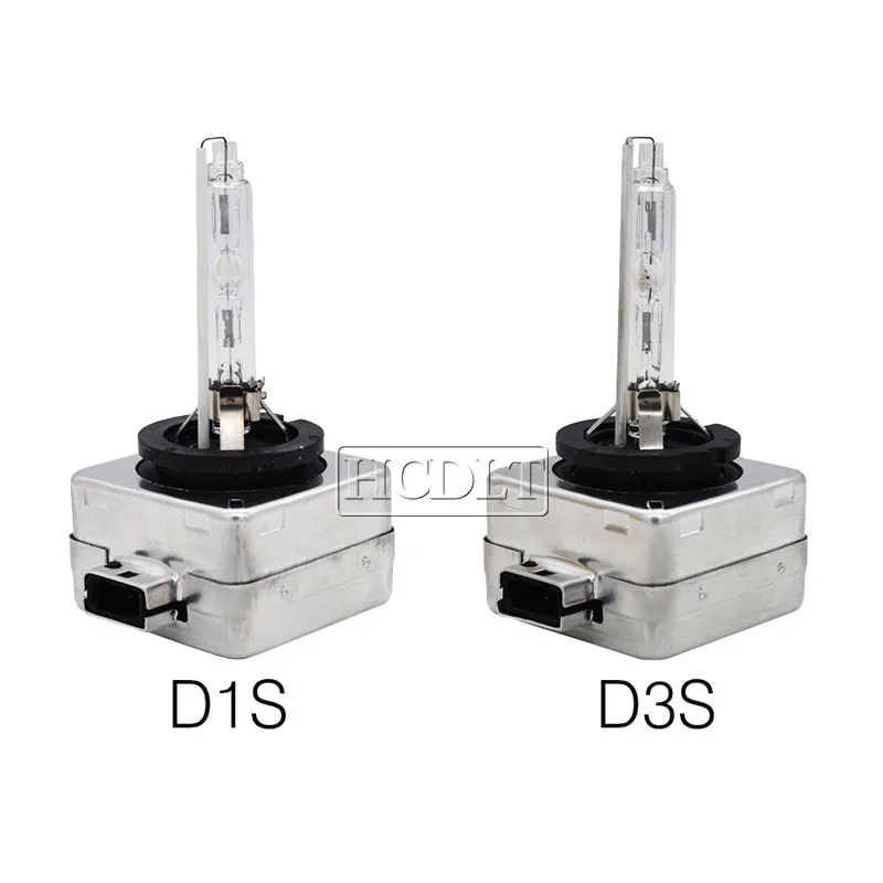 HCDLT 35 Вт HID D1S D3S ксеноновая лампа 55 6000K 4300K 5000K 8000K комплект автомобильных ламп для