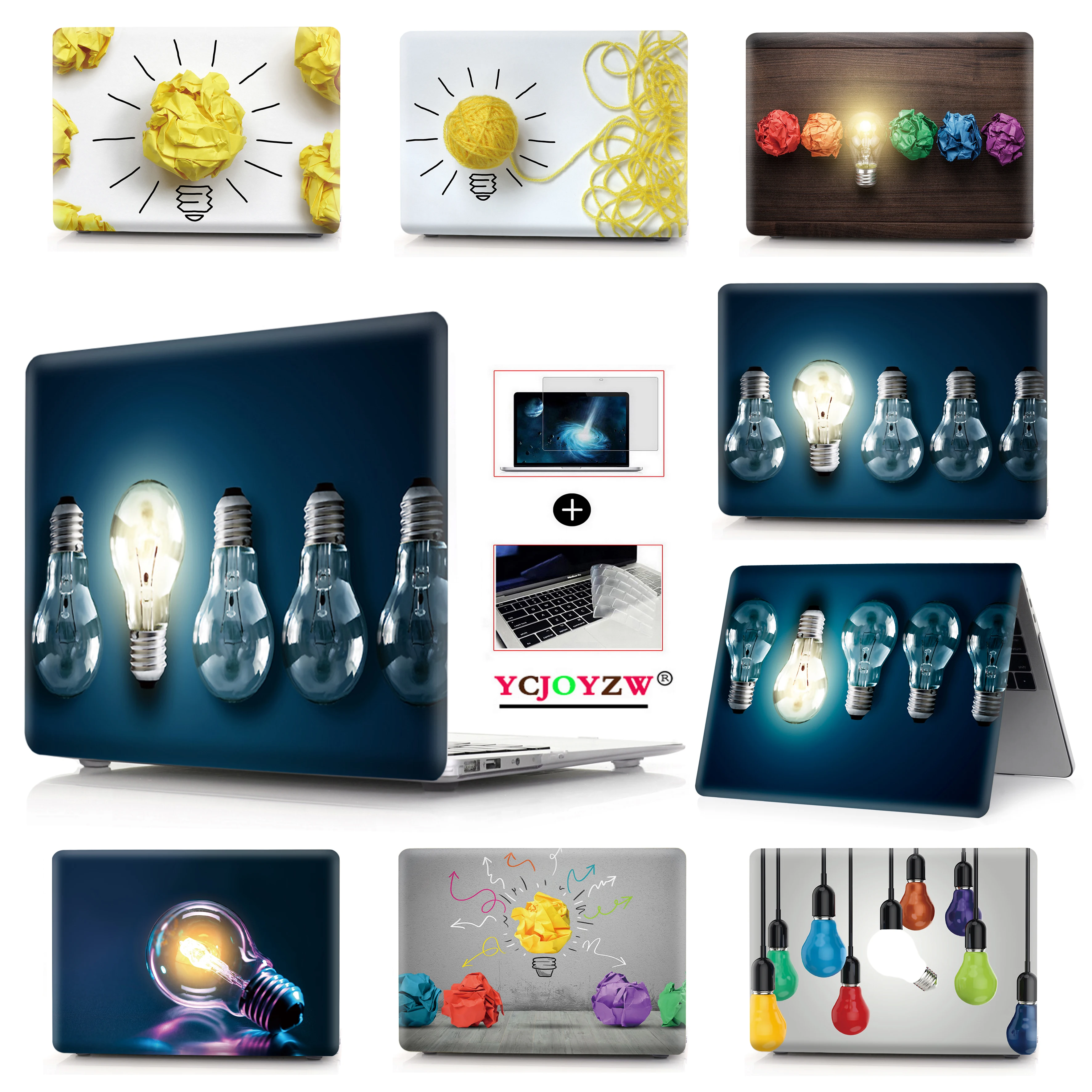 Для Macbook New Air Pro 13 15 чехол для ноутбука с сенсорной панелью для Mac Air Pro retina 11,6 12 13,3 15,4 дюймовая лампа с жестким покрытием