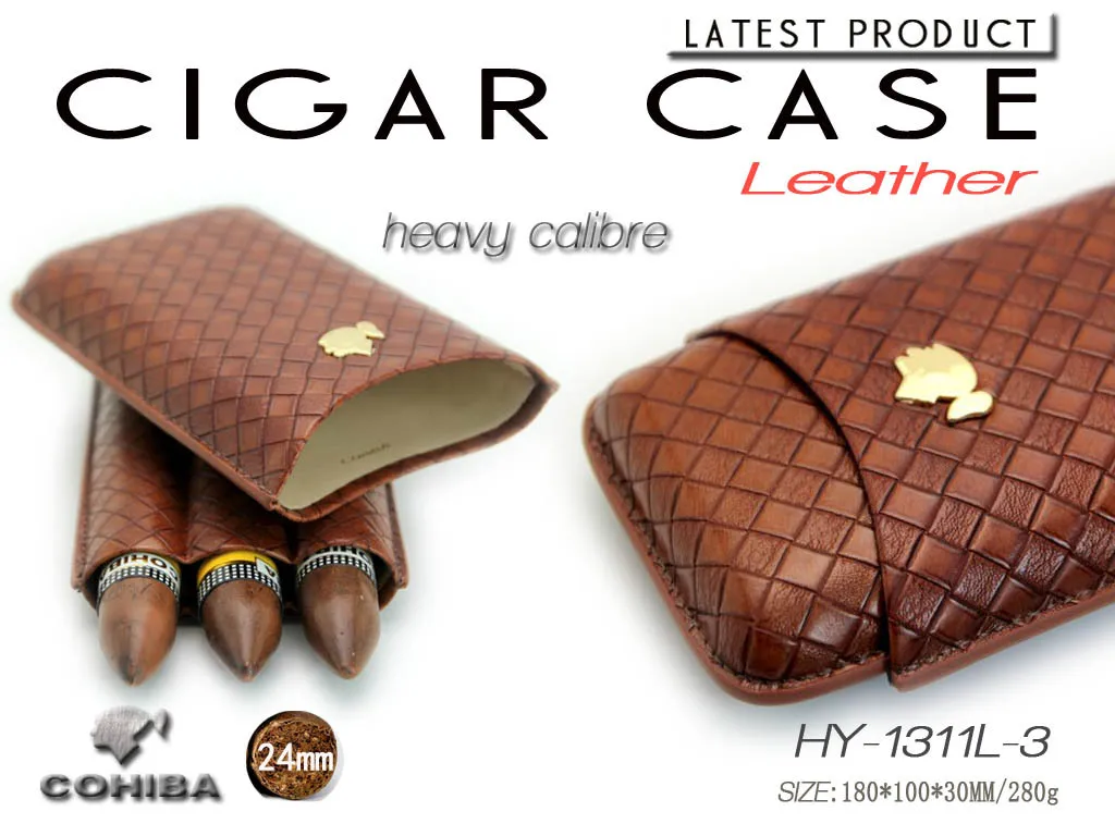 Новый хьюмидор для сигар Cohiba портсигар Портативный дорожный 3 трубки принадлежности для курения аксессуары HY-1311 Новый хьюмидор для сигар Cohiba портсигар Портативный дорожный 3 трубки принадлежности для курения аксессуары HY-1311