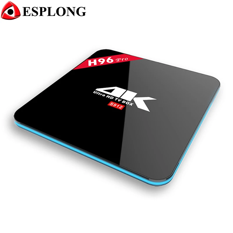 H96 PRO S912 64bit Octa Core 2GB 16GB Android 6.0 TV Box Bluetooth 4.1 2.4G/5.8GHZ WiFi H.265 4K Kodi 16.1 Smart Media Player