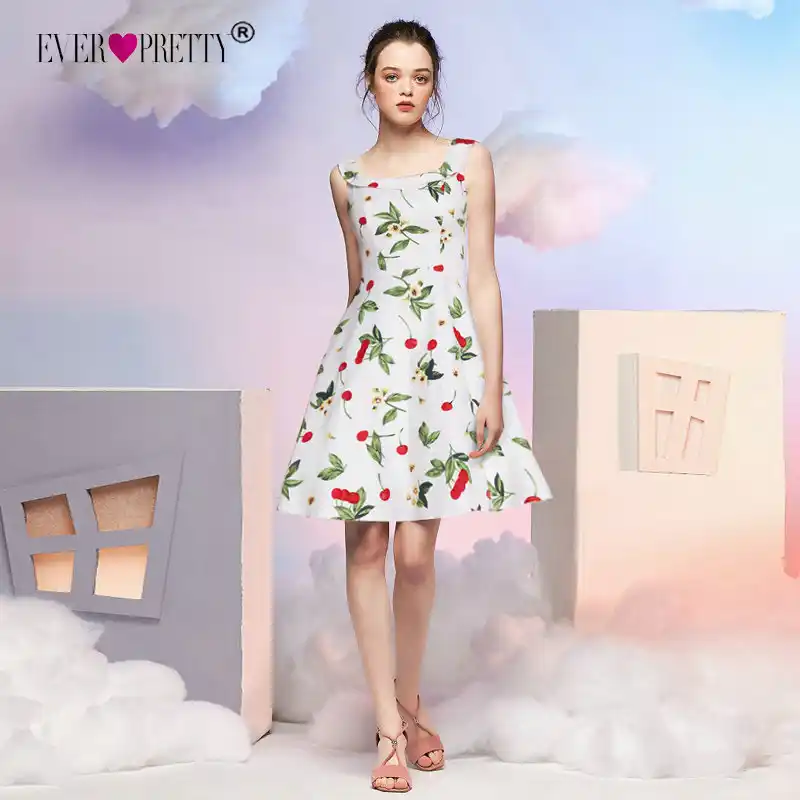 White Floral Graduation Dress Top 
