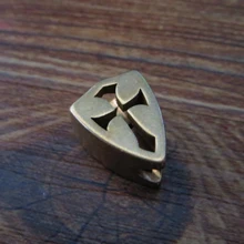 Латунный парашют нож для шнура бусины инструмент бусы на шнурок крест кулон Паракорд бисера