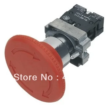 

XB2BS642C Emergency stop push button switch turn to release 1NC Mushroomhead dia 60MM Control Panel Switch