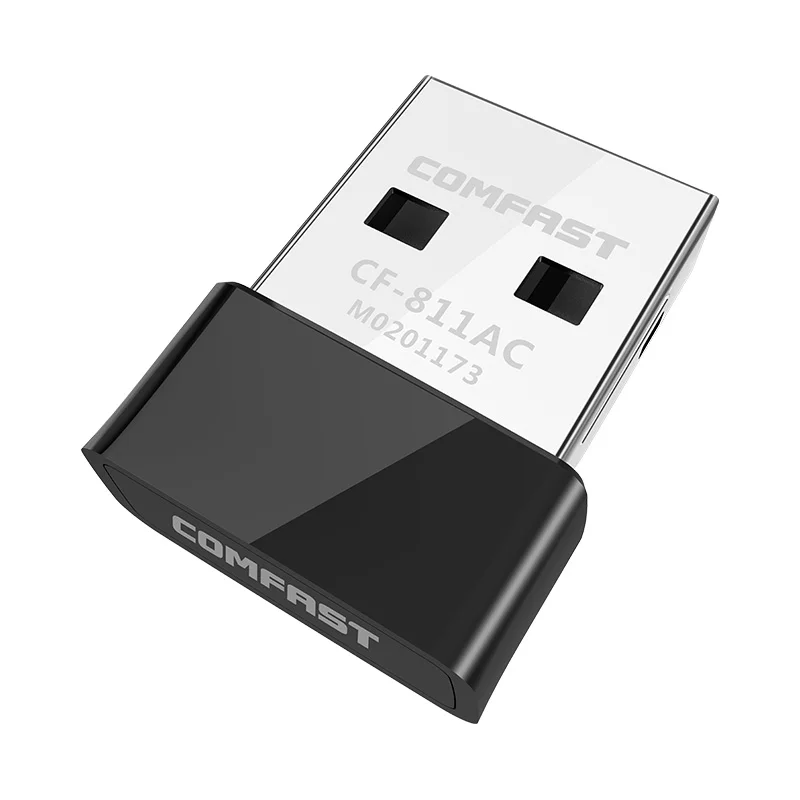 Высокая скорость 650 Мбит/с мини беспроводной USB2.0 Wifi адаптер Lan 2,4G& 5,8G Wi-Fi сетевая карта 802.11a/n/g/b/ac AC приемник CF-811AC