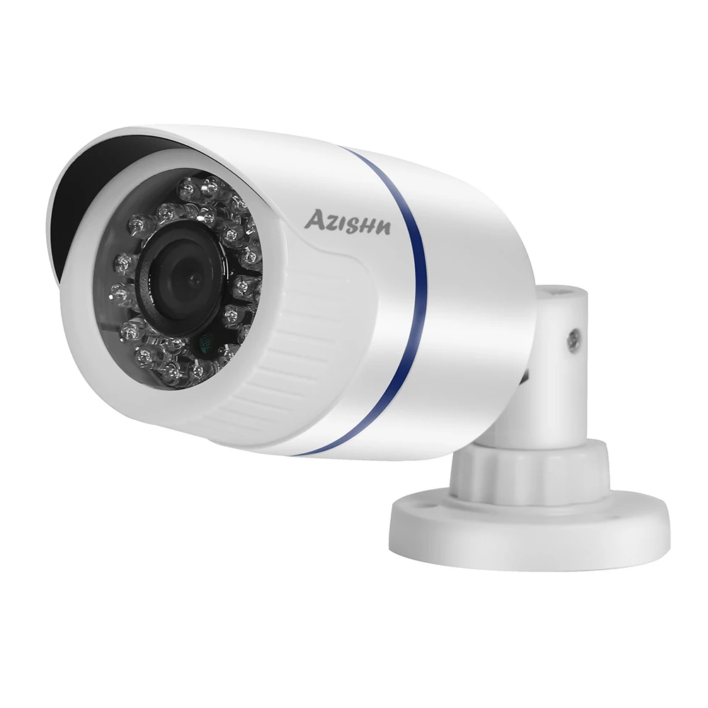 AZISHN 4CH 1080P HDMI 48 В POE 2MP NVR CCTV Камера Системы Открытый безопасности 720 P IP Камера P2P видеонаблюдения системы NVR комплект