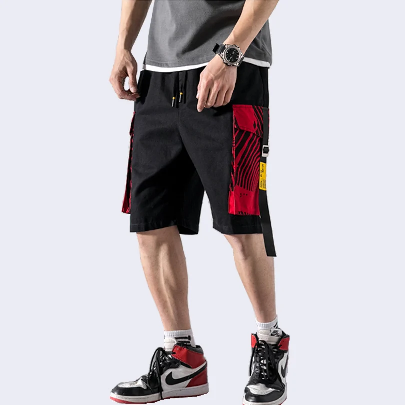 

Men's Cotton Cargo Shorts Streetwear Hip Hop Jogging Men Casual Shorts Multi Pockets Baggy high quality Male Summer Shorts A951