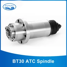 ATC шпиндель BT30 шпиндель с ЧПУ Фрезерный круглый Электрический Шпиндельный двигатель 220 В с синхронным ремнем для BT30 пружина+ Тяговая тяга