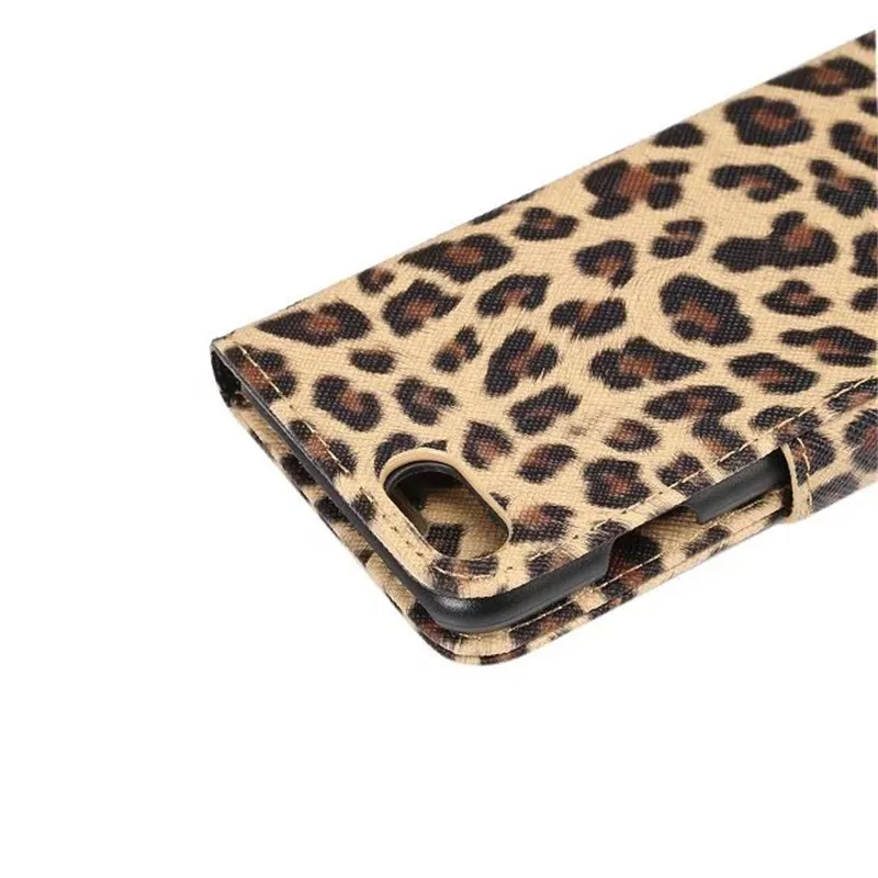 Для iPhone 11 Pro 8 Plus 7 Чехол кожаный Леопардовый флип-чехол для книги Роскошный чехол-кошелек для iPhone 8 Plus X XS Max XR 6 S 6 S Plus чехол