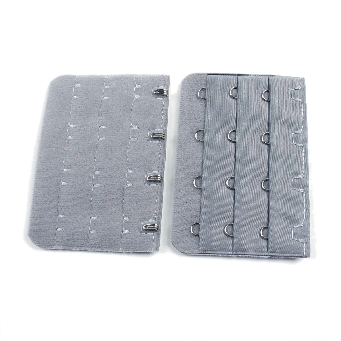 

SAF-2 Pcs Ladies 3 x 4 Hook Bra Extenders Strap Extention - Gray