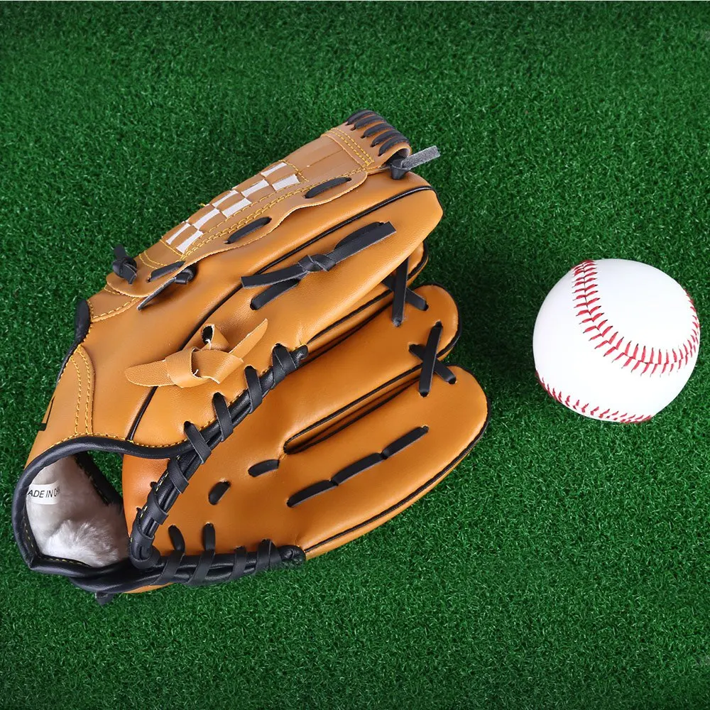 

Professional 1 Pcs/set Baseball Glove Outdoor Sports Equipment Brown Left Hand Softball Baseball Glove For Practice Baseball