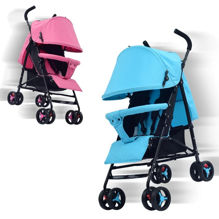Детская коляска 2 в 1 Ультра-легкие портативные нажимные стулья на самолете складная детская коляска зонтик детская Багги может сидеть может лежать