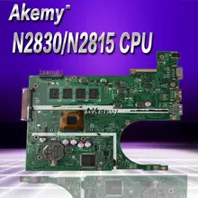 Akemy X200MA материнская плата для ноутбука ASUS X200MA F200M F200MA Тесты Оригинал материнская плата 2G-RAM N2830/N2815