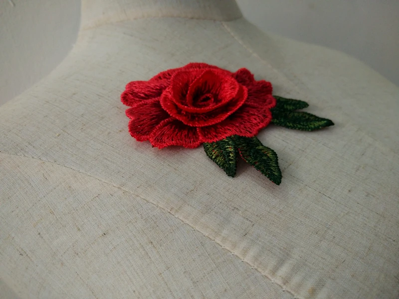 1 ярд 3D Красный цветок африканская кружевная ткань Скрапбукинг блестки Высокое качество блесток ткань для платьев NL213