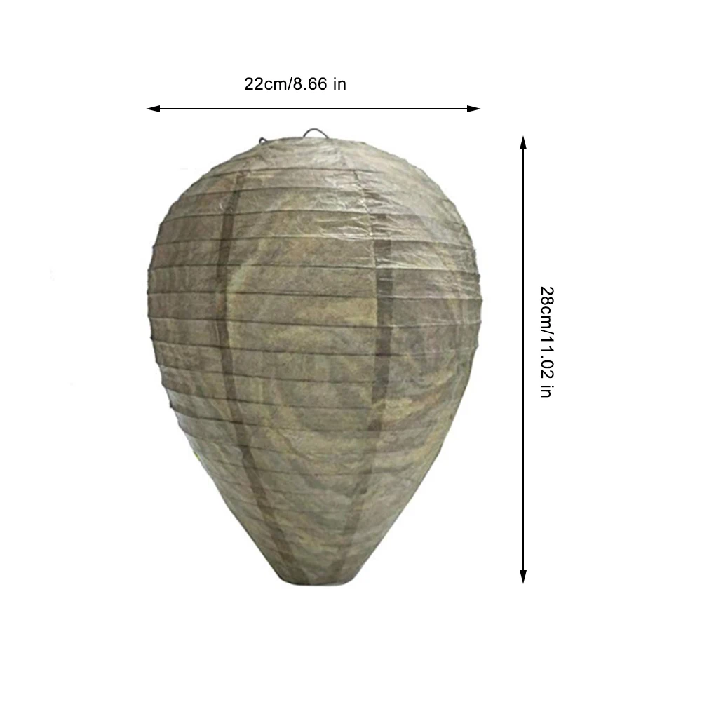 Beehive бумажные фонарики ОСА репеллент фонарь ОСА направляющий фонарь ОСА удерживающий желтый пиджак пчела Hornets поддельные Оса гнездо