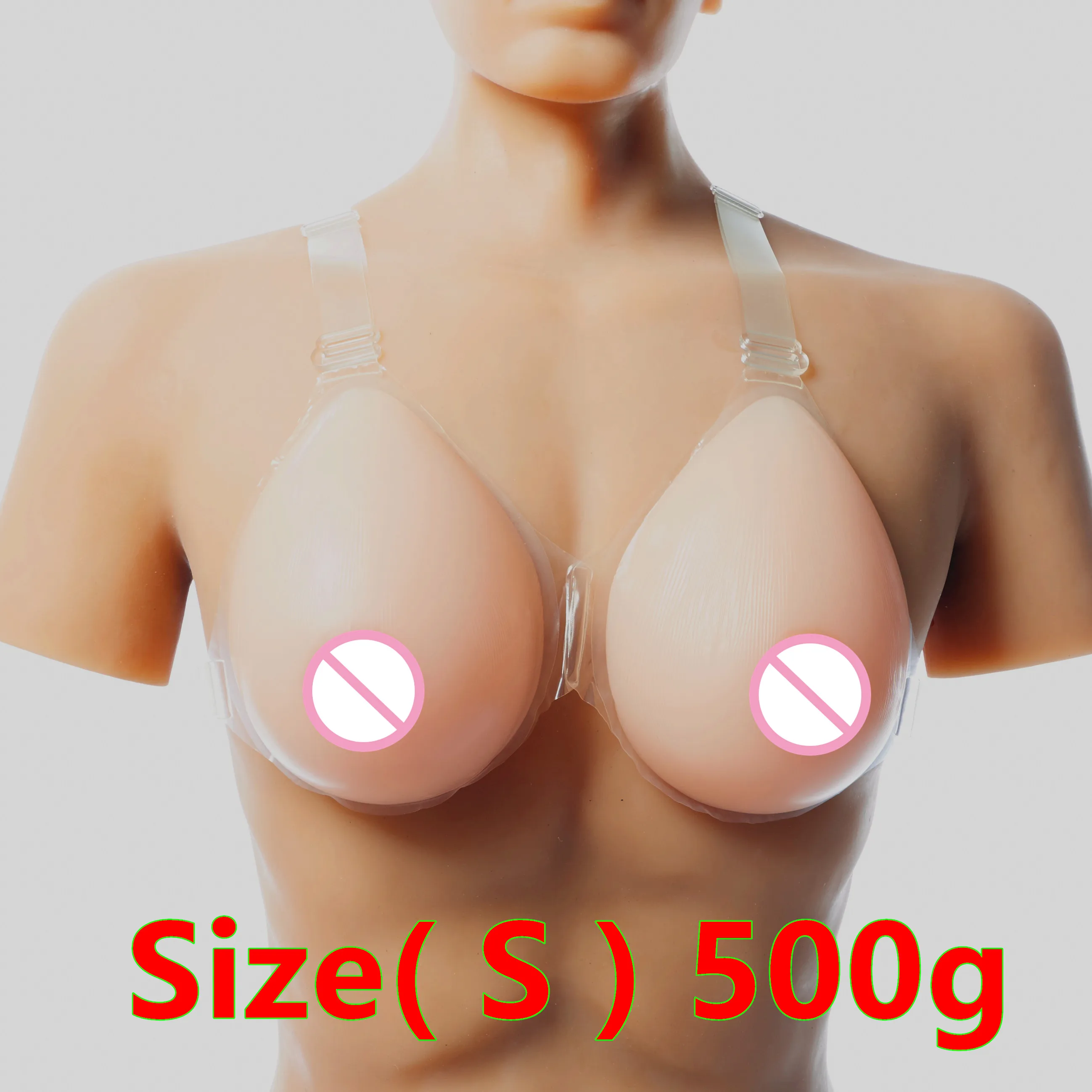 

Small Crossdresser Breast 500g/pair Silicone Breast Forms Fake Boobs false breasts Artificial Breast A cup