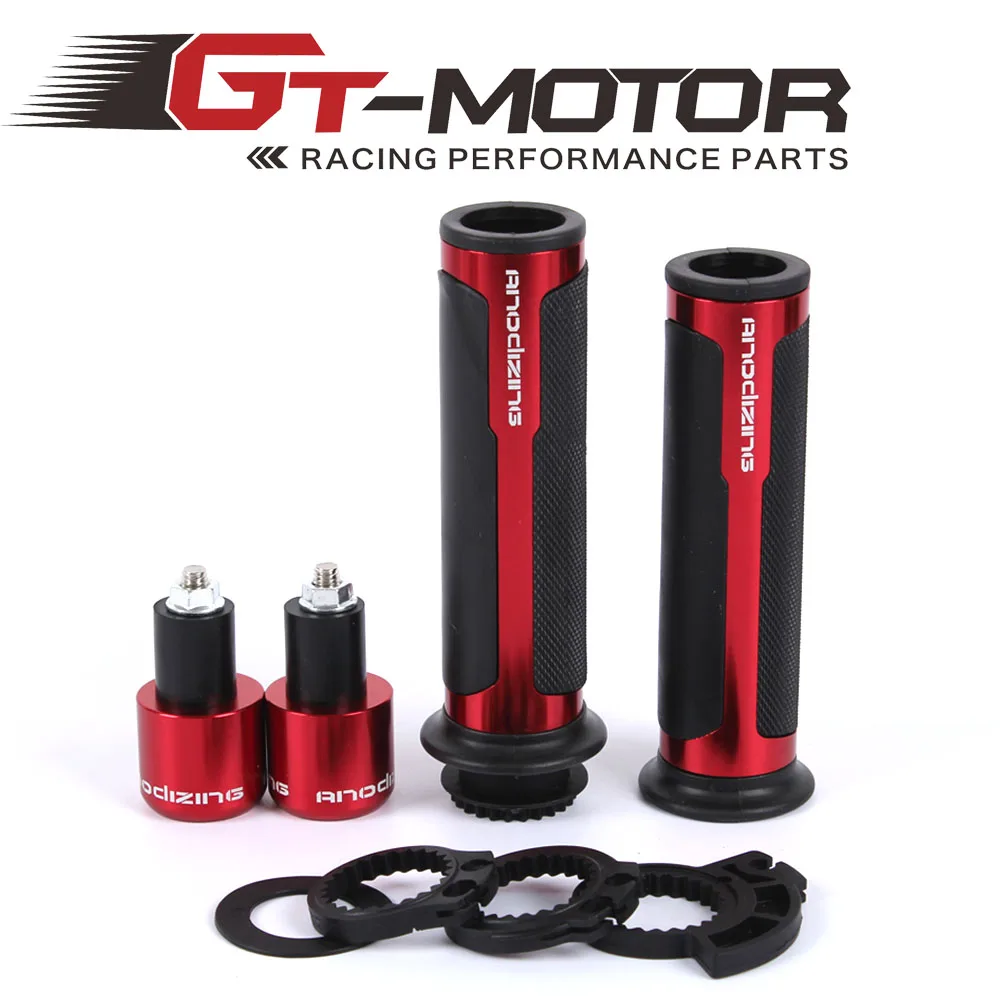 

GT Motor - Free Shipping 7/8'' CNC Aluminum Motorcycle Handle caps Handlebar Grips For Kawasaki Z900 Ninja 300