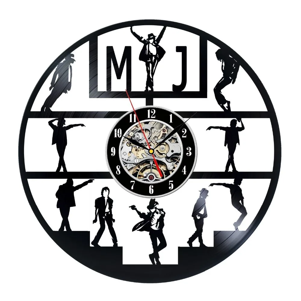 Michael Jackson Vinyl Record Wall Clock Decor Handmade 2898 
